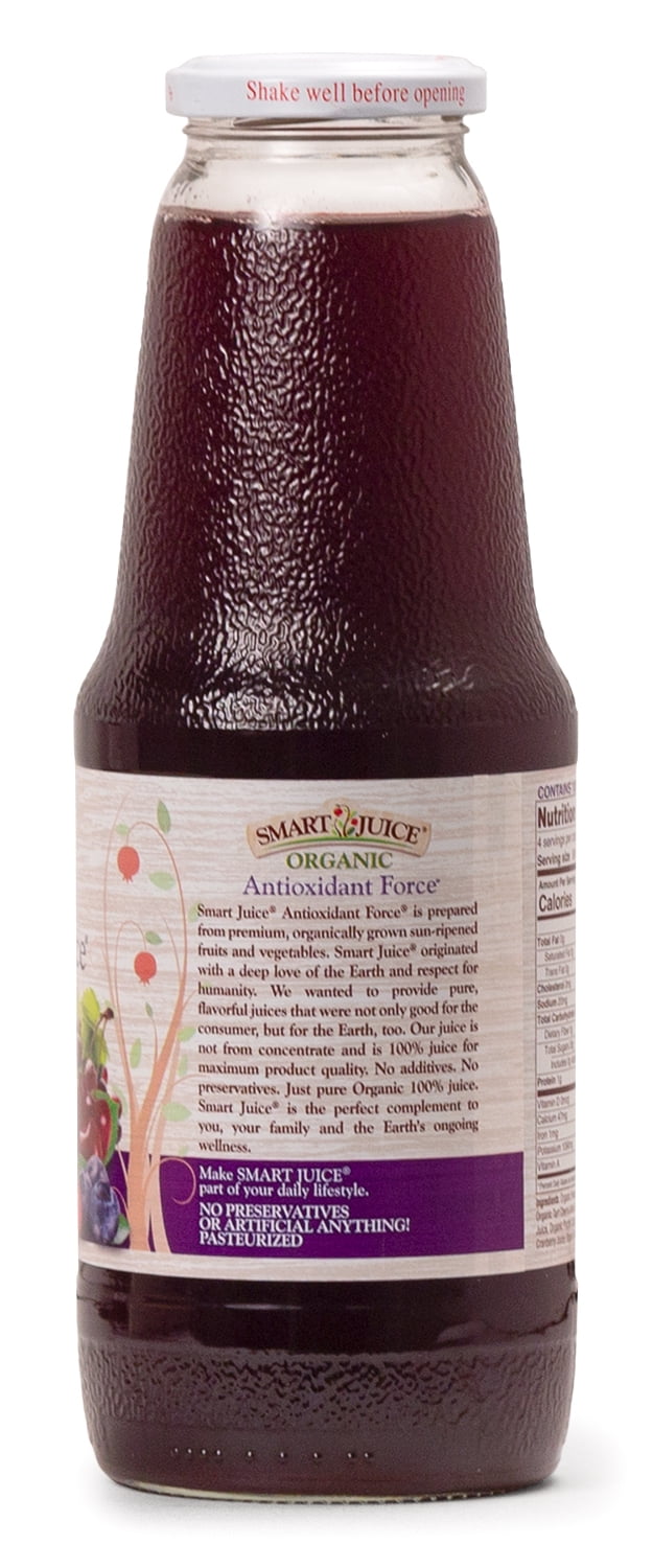 Smart Juice Antioxidant Force Organic - 33.8 fl oz (1L) - (Pack of 6)