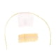 thumbnail image 5 of Ropa para muñeca femenina a escala 1/12, top y falda, ropa hecha a mano para 6 pulgadas Blanco y amarillo, 5 of 9