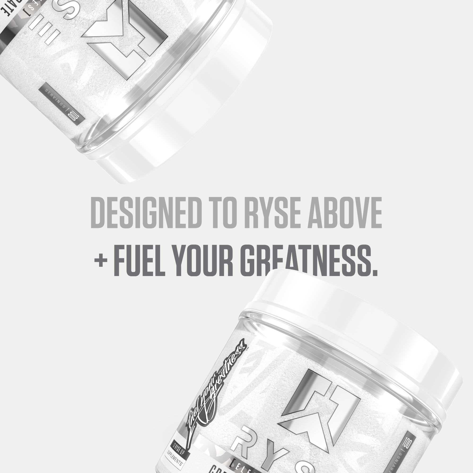 RYSE Creatine Monohydrate Micronized Powder - Unflavored - 100 Servings