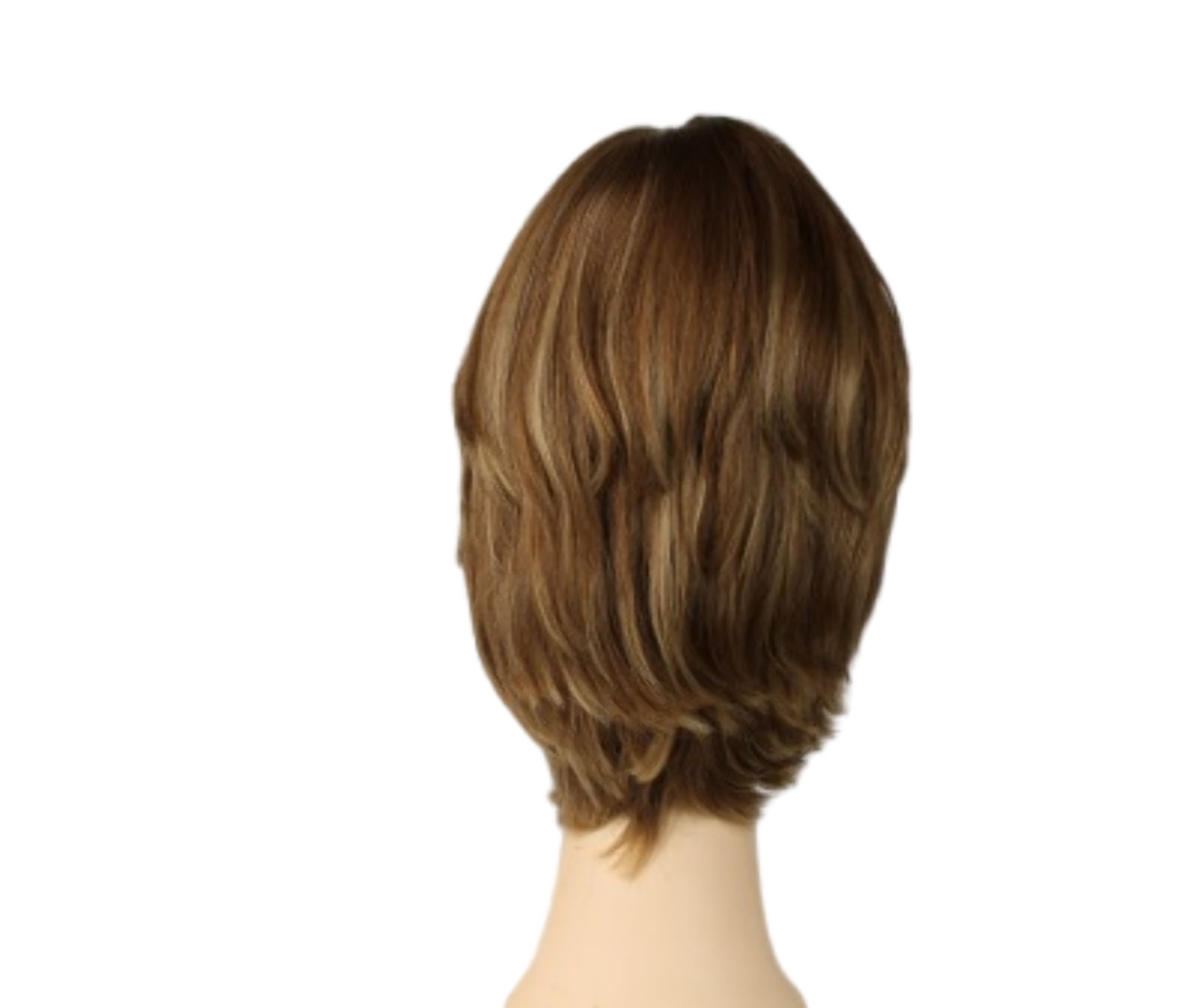 European Human Hair Freeda Wig Regina Blonde With Highlights 16-10 Multi-Directional Skin Top Size M