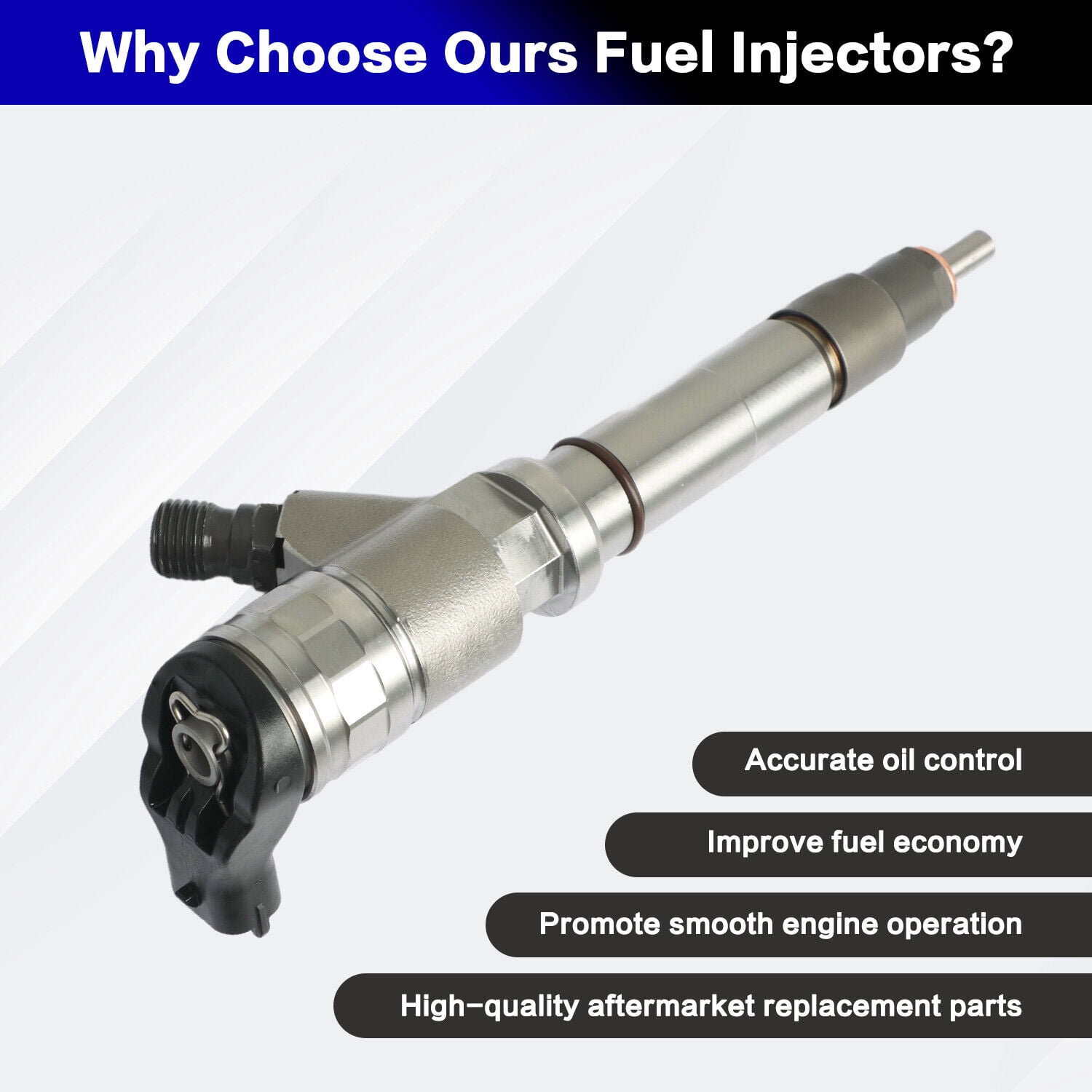 Diesel Fuel Injector for 2007-2010 GMC Chevy 2500 3500 4500 6.6L V8 LMM Duramax