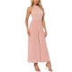 thumbnail image 4 of INSPIRAR CHIC Mono Elegante de Mujer con Cuello Halter Sin Mangas Mono Formal de Pierna Ancha S Rosa, 4 of 5