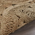 thumbnail image 4 of LR Resources Jute LR12031-NAT40RD Tapis Rond Naturel X 4 Pieds Intérieur, 4 Pieds X 4 Pieds, 4 of 7