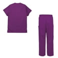 thumbnail image 2 of Men's Scrubs Set Scrub Top and Pants Scrubs Set, 2 of 3