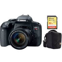 Canon EOS Rebel T7i DSLR Camera with 18-55mm lens Accessory Bundle