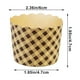 thumbnail image 3 of Moldes de Papel para Cupcakes (Paquete de 100) | Papel Kraft Resistente a Altas Temperaturas y Al Aceite | Capacillos Aptos para Horno | Revestimientos de Papel Amarillos Duraderos para Cupcakes, Muf, 3 of 6