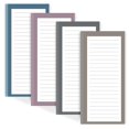 thumbnail image 1 of SURJDE Utron Lot de 4 Blocs-Notes Magnétiques pour Réfrigérateur, 50 Pages/livre, Bloc-Notes Magnétique pour Frigo, Design de Liste Magnétique pour Frigo, Mémos de Tâches, 1 of 7