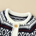 thumbnail image 5 of Baby Rompers Long Sleeve Newborn Boys Girls Christmas Knitting Jumpsuits Hats Outfits Sets 0-18m Winter Infant Children Overalls, 5 of 7