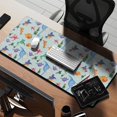 thumbnail image 2 of Long Mouse Pads for Desk,Colorful Dinosaurs Eggs Palms Pattern Desk Mats on Top Of Desks, Desk Mouse Pad Extra Large with 3mm Non-Slip Base and Stitched Edge for Gaming,Office,Work,Home 35.4"x15.7", 2 of 6