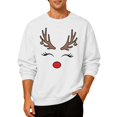 thumbnail image 4 of VJATTWR Merry Sweatshirt Men Get it Fast Couple's Matching Crewneck Hoodie Unisex Pattern Print Long Sleeve Top, 4 of 6
