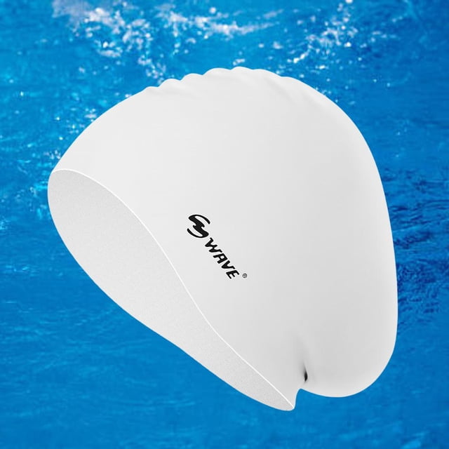 Gorro de silicona para natación Shamjiam Blanco