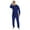 C-Blue166, variant on DHFJKG Winter Plaid Pajamas For Men Jumpsuit Loungewear Long Sleeve Hooded Drawstring Zipper Onesie With Pockets Sleepwear Soft Nightwear