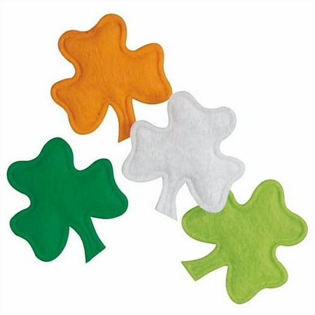 Clover-Shaped Puffy Felt Confetti
