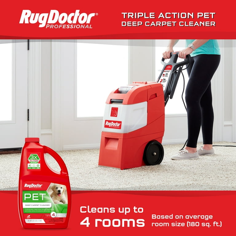 Rug Doctor Mighty Pro X3 Commercial Carpet Cleaner Large Red Pet Pack Com