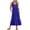 Blue dresses for women, variant on Baikeli Womens Dresses on Sale Women's Fashion V-Neck Sleeveless Solid Pockets Patchwork Pullover Dress Womens Dressas