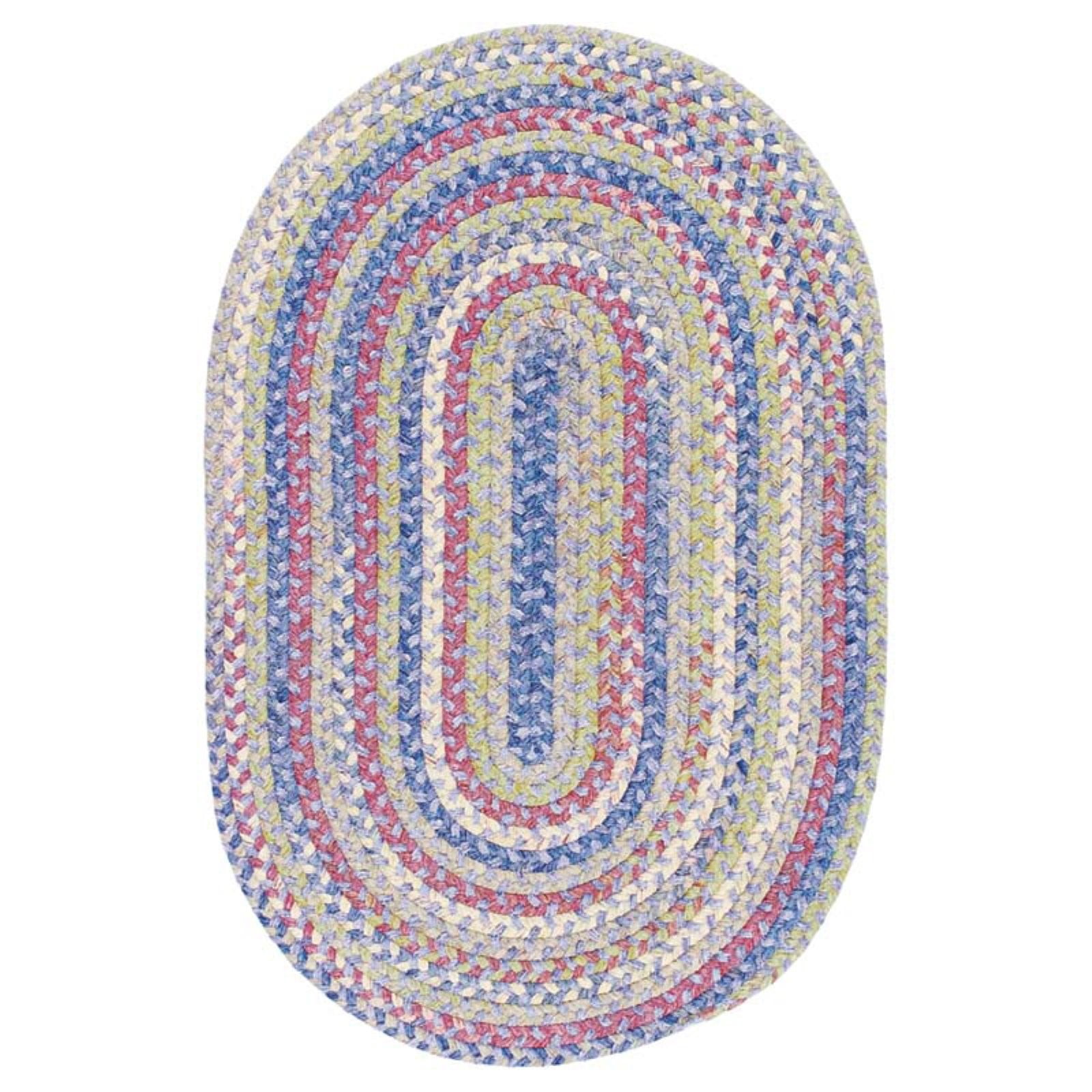 Colonial Mills Botanical Isle Chenille Braided Area Rug Amethyst