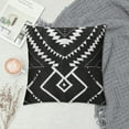 thumbnail image 2 of Nawypu  Boho Throw Pillow Covers Square Geometry Black and White Decorative Pillow Covers for Couch Sofa Bed Decor Cushion Covers (Black), 2 of 5