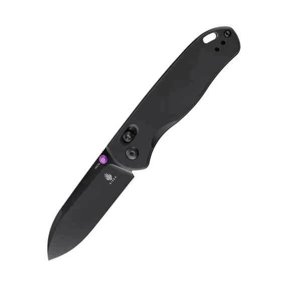 Kizer Drop Bear Pocket Folding Knife 154CM Blade Black Aluminium Handle V3619C2