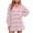Hot Pink, variant on Tqcoqu Women's Striped Sweatshirt Dress Long Sleeve V Neck Oversized Pullover Sweatshirt Fall Outfits