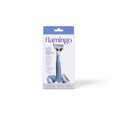 thumbnail image 1 of Flamingo 5-Blade Women's Pubic Razor - 1 Razor Handle + 2 Razor Blade Refills, 1 of 7