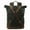 Black, variant on Waterproof Travel Backpack Anti-Theft Laptop Hiking Bag - Full-Grain Cowhide Leather & Waxed Canvas Backpack
