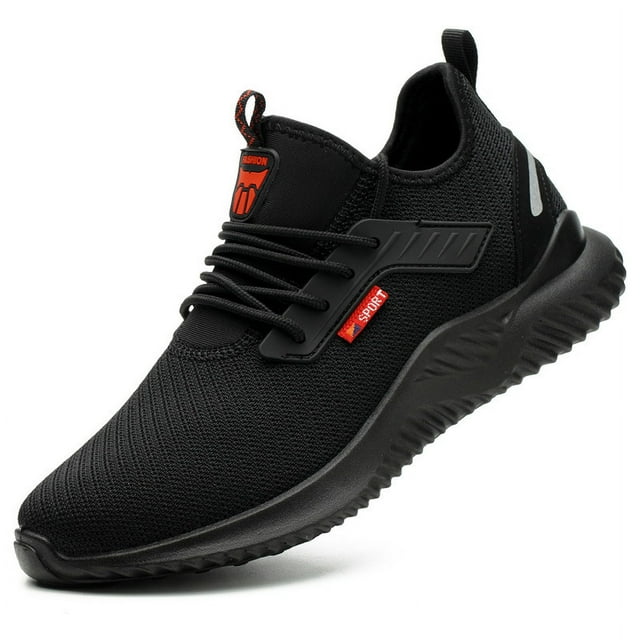 Men's Breathable Safety Shoes Indestructible Steel Toe Anti-puncture Working Boot Light Comfort Protection Outdoor Working Shoes