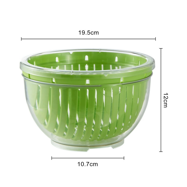Easy fruit and vegetable salad cutter bowl, multi-function kitchen strainer  filter storage holder