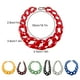 thumbnail image 5 of Collar de cadena de eslabones Acrílico Grueso Qarigey Boho para Mujer Blanco, 5 of 6