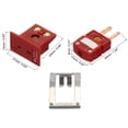 thumbnail image 2 of Conector macho de cable de termopar tipo C Uxcell con socket de montaje en panel 220°C (428°F) para sensor de termopar 2 juegos, 2 of 6