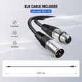 thumbnail image 4 of NEEWER NW-040 Cardioid Dynamic Microphone with XLR Cable, Rigid Metal Housing, Unidirectional Pickup Mic for Musical Instruments Voice Public Speech, 4 of 8
