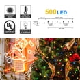 thumbnail image 4 of Guirnalda de luces LED Weillsnow 500 LED para exteriores, 50 m, multicolor, resistente al agua, 4 of 9
