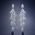 thumbnail image 4 of Pendientes de araña para novias, pendientes colgantes de diamantes de imitación de cristal, circonita cúbica para mujeres y novias ﻿, 4 of 5