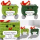 thumbnail image 1 of Fuego Contenedor Basura Ganchillo Con Tarjeta Alentadora Positiva, 1 of 9
