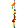 thumbnail image 4 of 1003 Bird Block Puller - Handmade Colorful Interactive Bird Cage Toy, 4 of 8