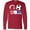 Red, variant on Inktastic Go, USA- Soccer, Football Long Sleeve T-Shirt
