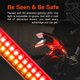 thumbnail image 4 of Tira de luces traseras LED para motocicletas, tienda en línea, 20 cm, doble fila, 4 of 9