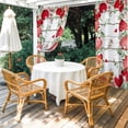 thumbnail image 4 of Outdoor Curtains for Patio Waterproof, Valentines Love Heart Outdoor Privacy Panels Grommet, Eucalyptus Red Love Heart Retro Blackout Outside Curtains for Porch/Cabana 54"x95", 2 Panels, 4 of 8