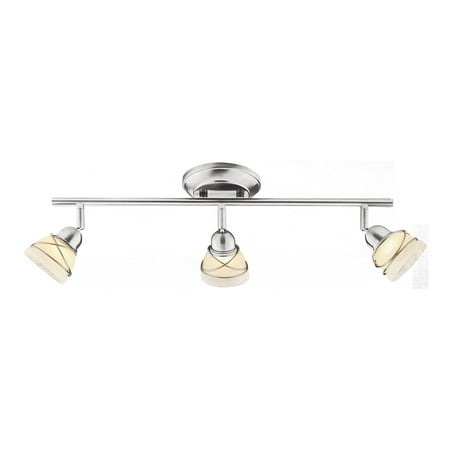 Catalina Monaco 3-Light Nickel Standard Fixed Track Light Kit