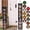 Brown, variant on Vertical Welcome Sign for Front Door Porch Standing with 12 Seasonal Signs 47 inch Tall Gray