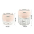 thumbnail image 2 of Widshovx Good 250 mL Electric Food Chopper, Pink White, 2 of 7