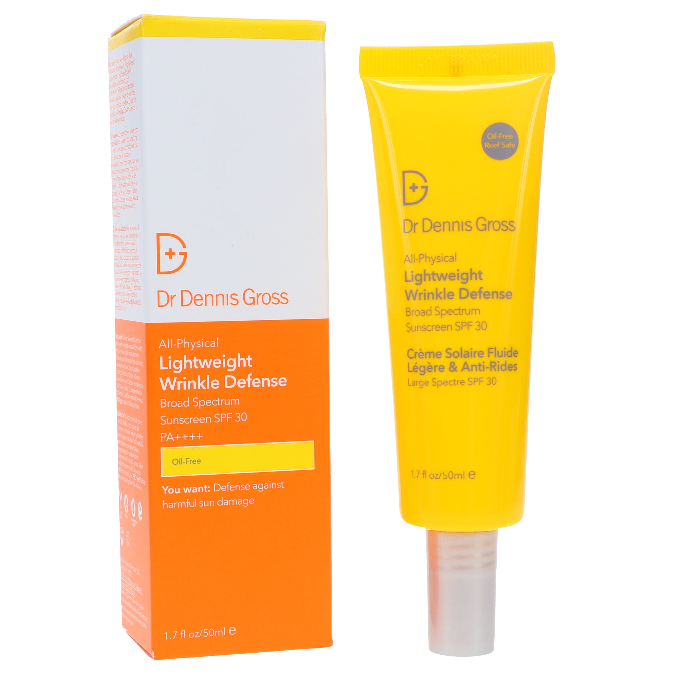 Dr. Dennis Gross All-Physical Lightweight Wrinkle Defense Broad Spectrum Sunscreen SPF 30 1.7 oz