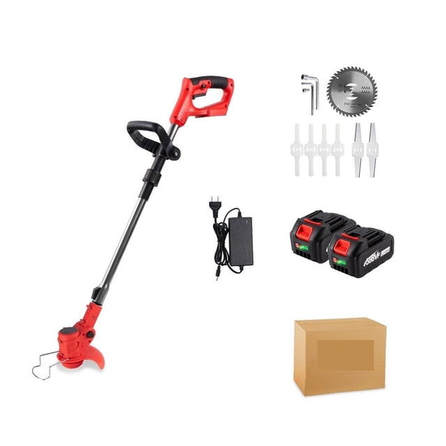 2500W 20000RPM Cordless Grass Trimmer Electric Lawn Mower Adjustable Foldable Garden Brush Cutter ,Easy to Use