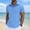 #Blue, variant on DPTALR Men's Casual Vacation Solid Color Button-down Collar Stylish Short Sleeve Shirt,White, S
