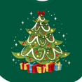 thumbnail image 4 of Inktastic Christmas Tree Boys or Girls Baby Bib, 4 of 4