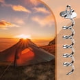 thumbnail image 4 of Euromax USA Tie Down Stakes 4-Pc Spiral tie down anchor kit Bonus Straps,Silver, 4 of 5