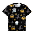 thumbnail image 4 of CAICJ98 Halloween T-Shirts for Women Cute Fall Shirt Funny Print Letter Autumn Festival Short Sleeve Tee Tops Women’s Halloween Shirt (Black,5XL), 4 of 8