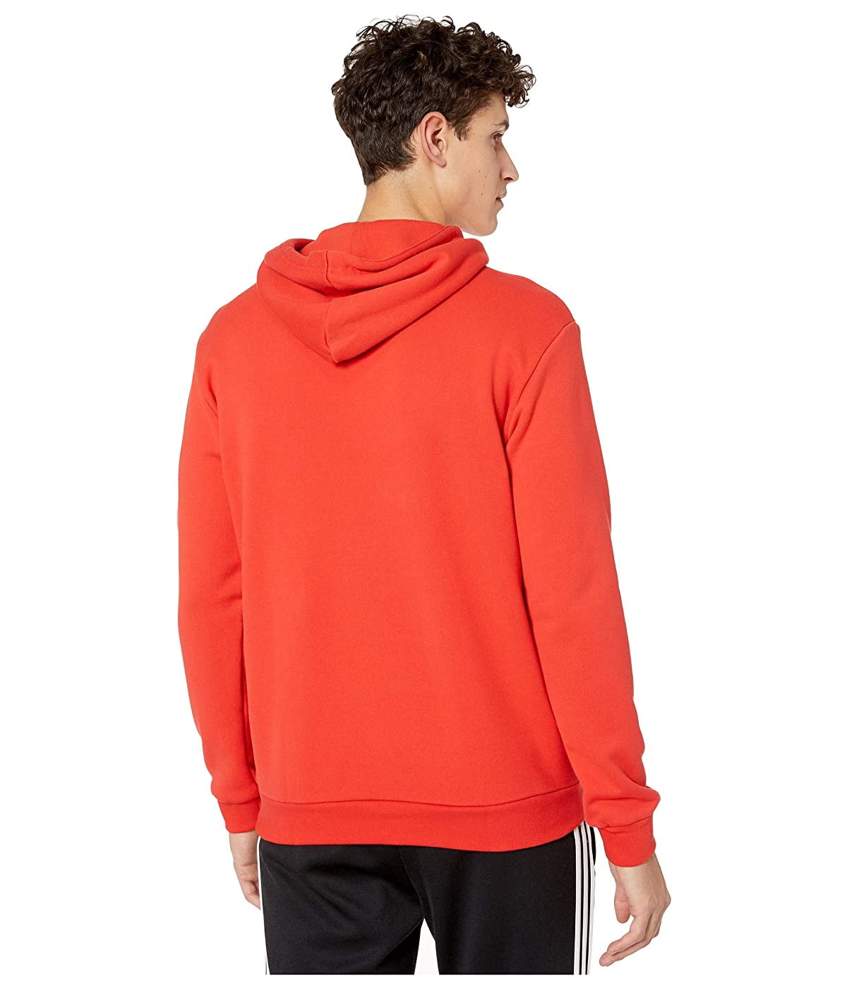 adidas trefoil hoodie orange
