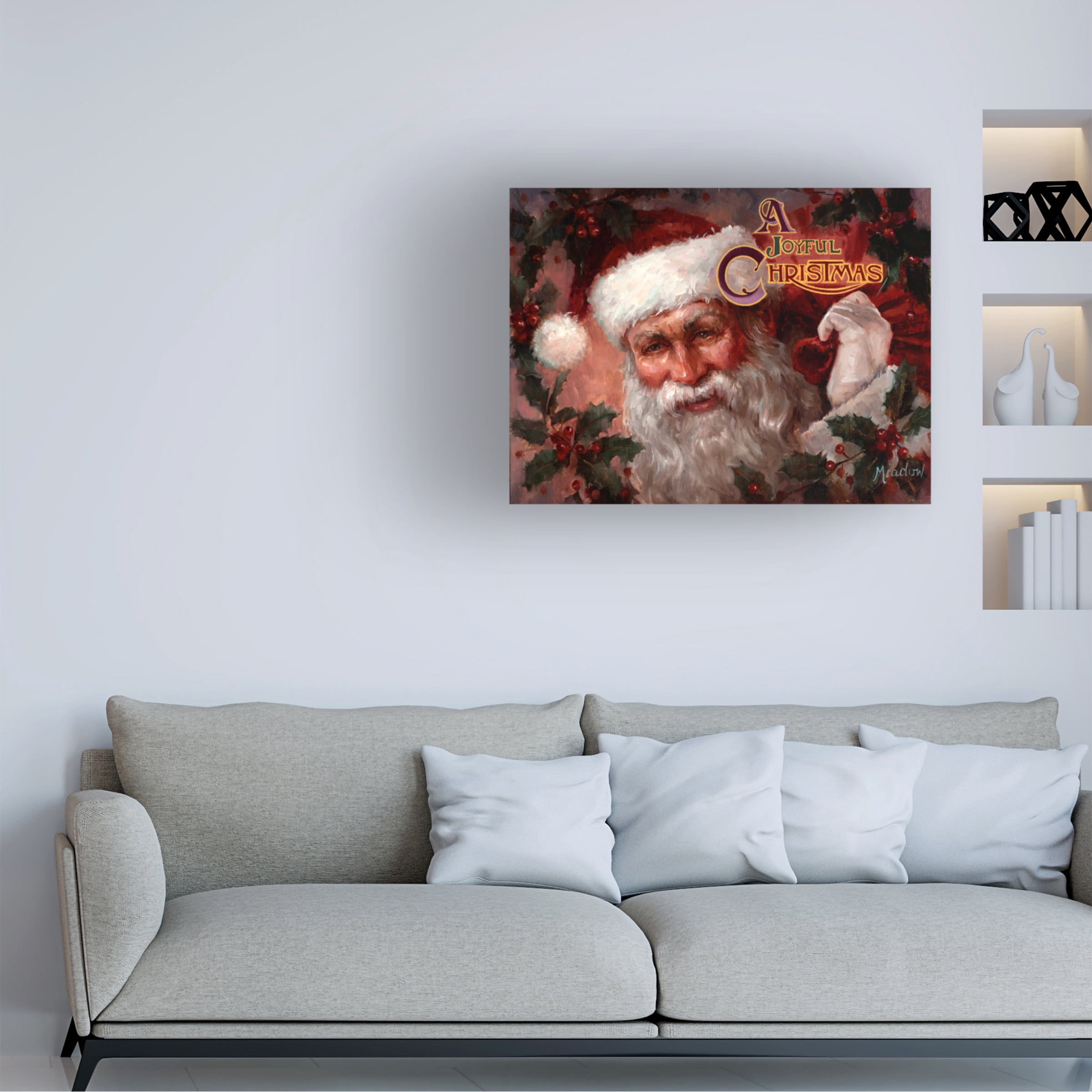 Meadowpaint 'Joyful Christmas' Canvas Art