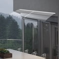 thumbnail image 4 of 50*200cm Window Door Awning Canopy Front Door Canopy Patio Awning Canopy Clear, 4 of 6