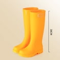 thumbnail image 4 of YUEHUA Womens Rain Boots Fashionable Short Boots for Women Rainy Days Trendy Design with Sole All Seasons Waterproof Lightweight Anti- Garden Boots, 4 of 6